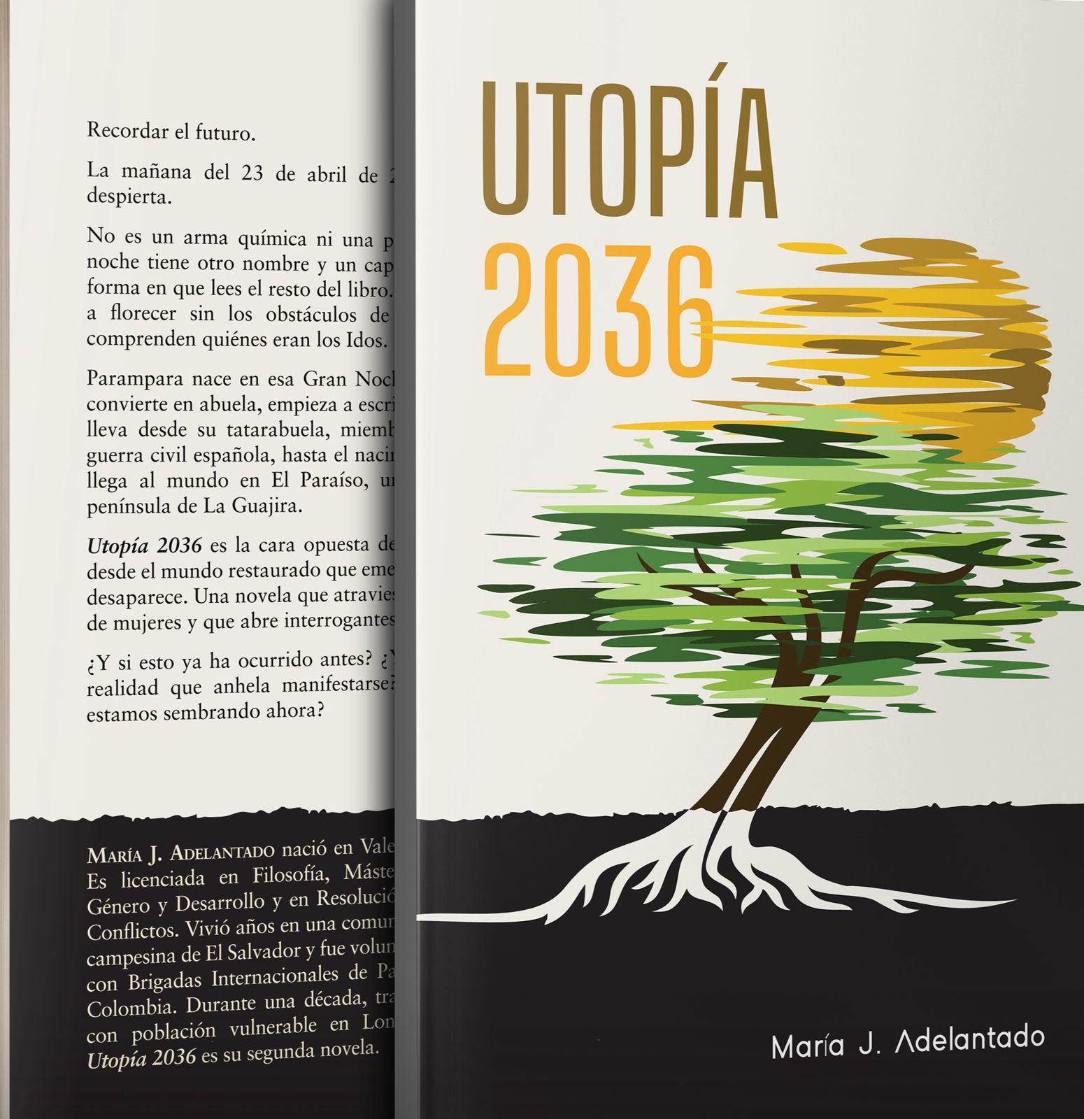 La foto del libro (*Utopía 2036*)