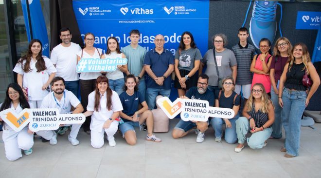 Vithas inicia la formación en RCP del voluntariado del Medio Maratón y Maratón Valencia Trinidad Alfonso Zurich 2026