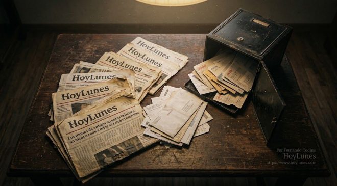 Las huellas del olvido: el silencio de las facturas acumuladas y el correo sin abrir como silenciosos testigos de una ausencia inadvertida.